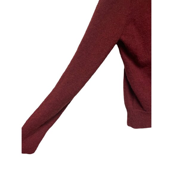 Madewell Women's Sweater Wrap Front Coziest Yarn Pullover Wool Alpaca Medium - Picture 3 of 9